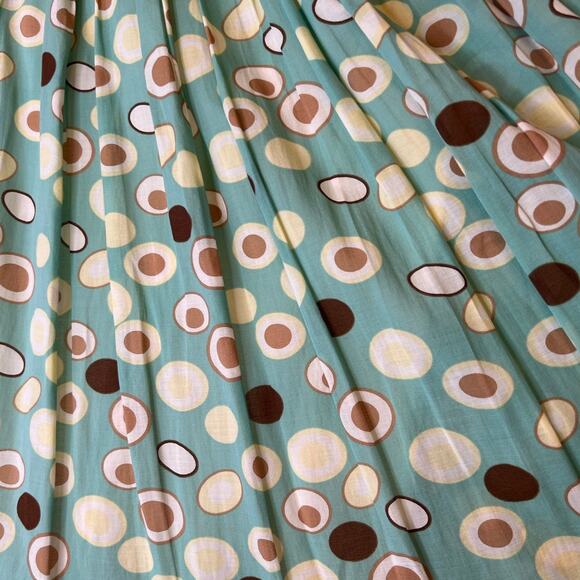 Max Studio Polka Dot Skirt Silk Cotton Blend Retro Inspired Women's Small - Picture 5 of 12